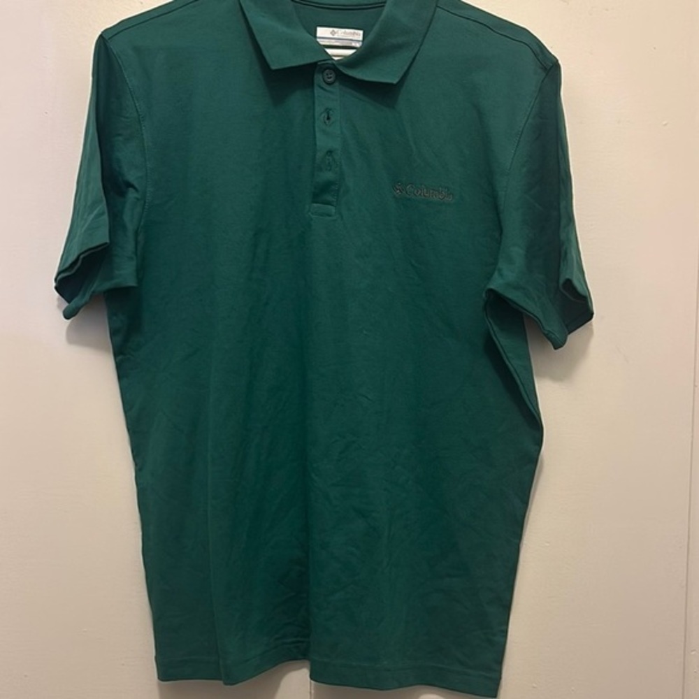 Columbia Men's Green Polo Shirt